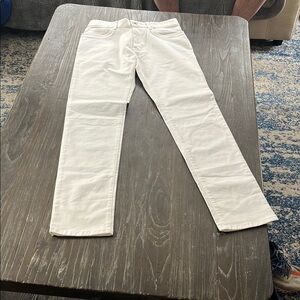 Men's Lacoste White Jeans